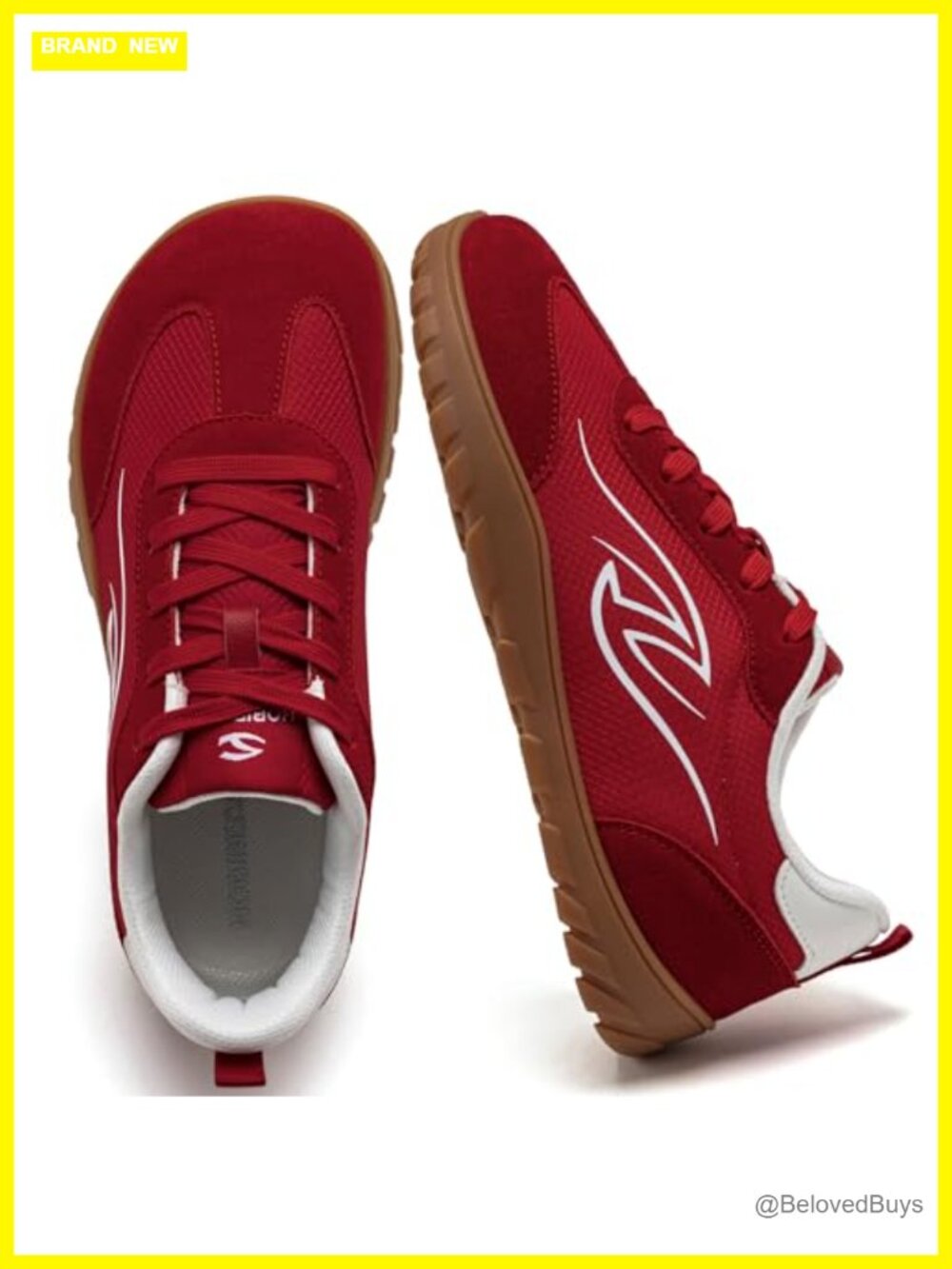 Wide Toe Box Zero Drop Walking Sneakers Breathable Lightweight